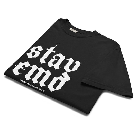 Freak Machine Emo Tee black Comfort Colors shirt alternate view