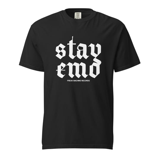 Freak Machine Emo Tee black Comfort Colors shirt front view